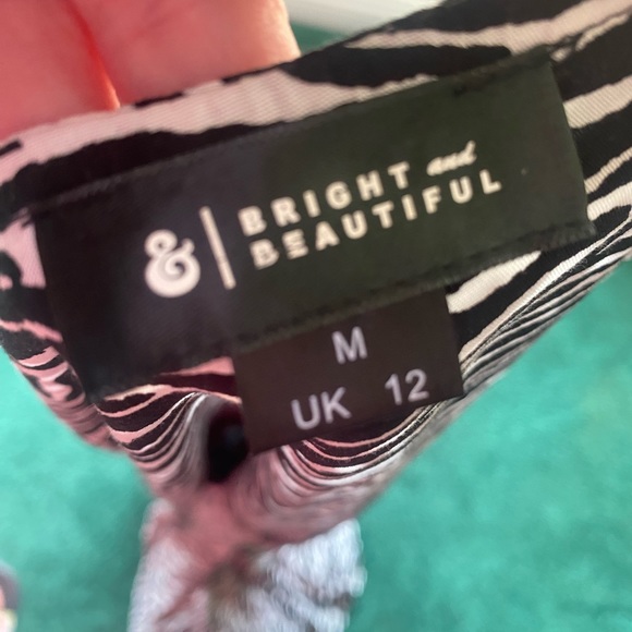 Women zebra dress size 12 gently used - Picture 5 of 5